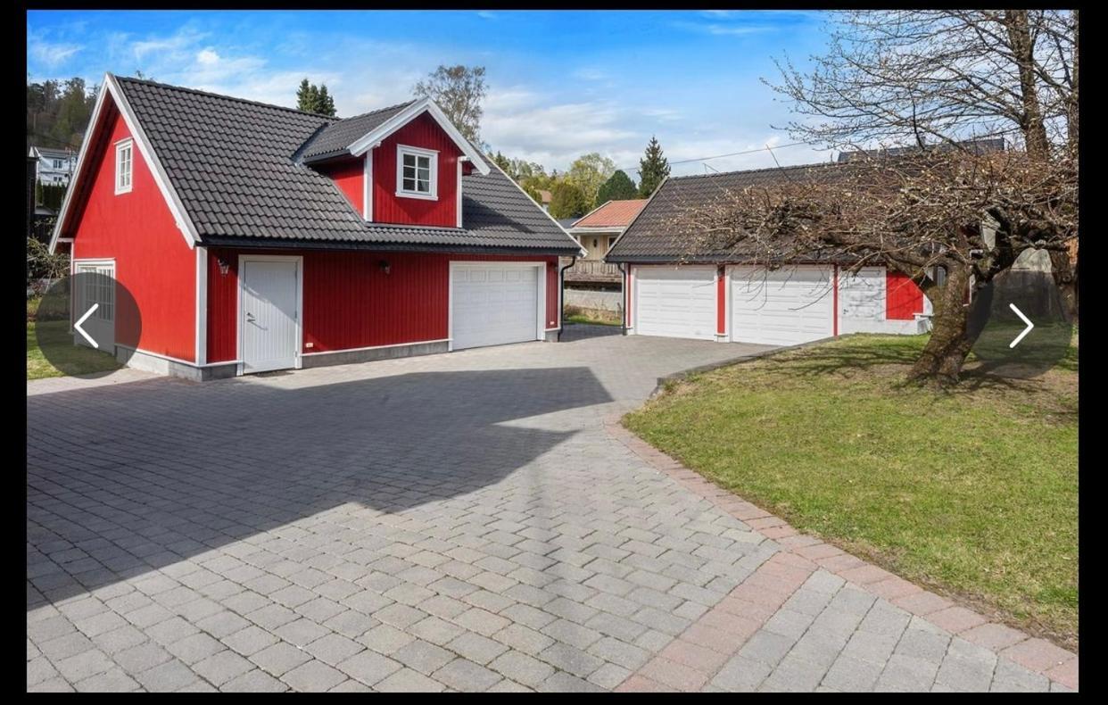 Sjarmerende Gjestehus Med Stor Hage I ซันด์วิกา ภายนอก รูปภาพ